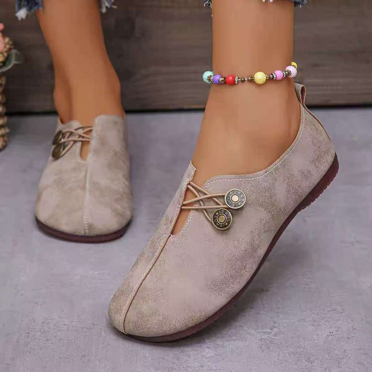 Women's comfortable and stylish slippers with decorative lacing details, size [size missing]
