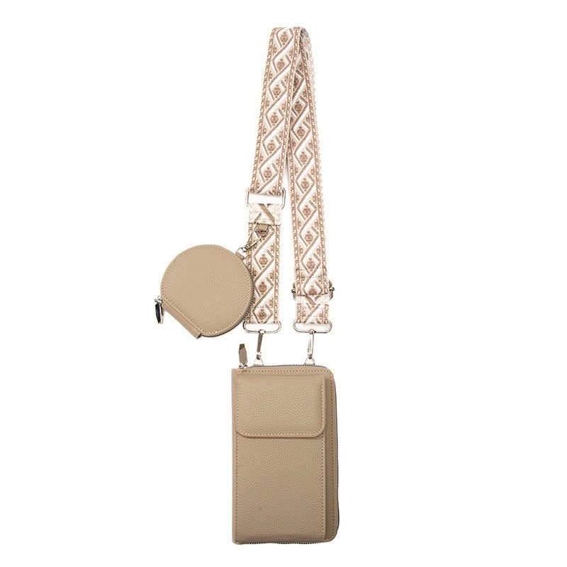 Valenzora shoulder bag with cell phone compartment