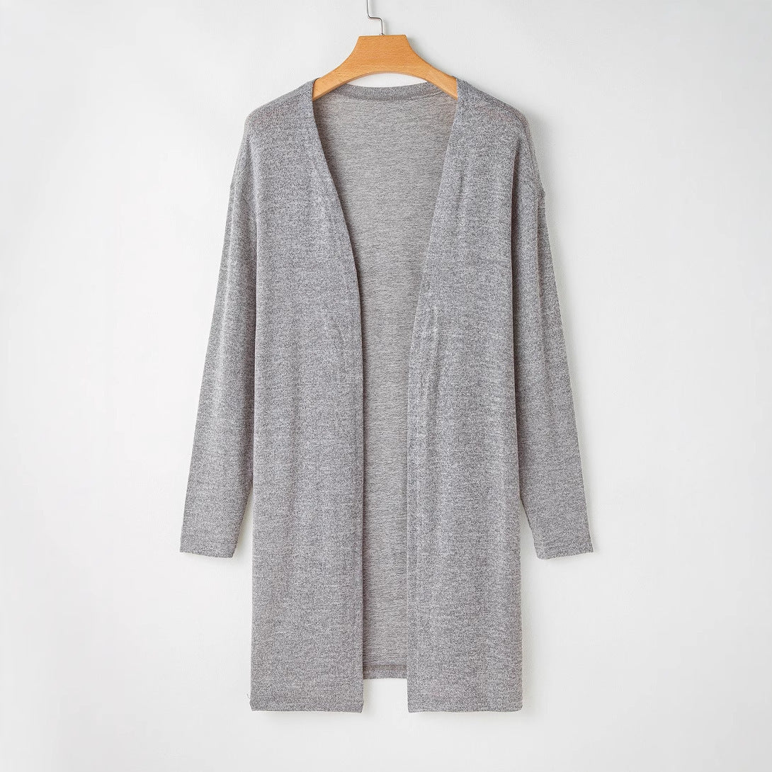 Damen-Strickjacke mit lockerer Passform und praktischen Taschen, Größe S