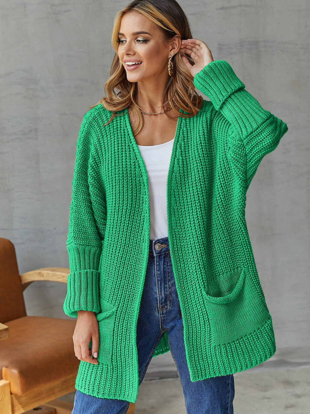Valenzora | Oversized Knit Cardigan For Comfortable Styles