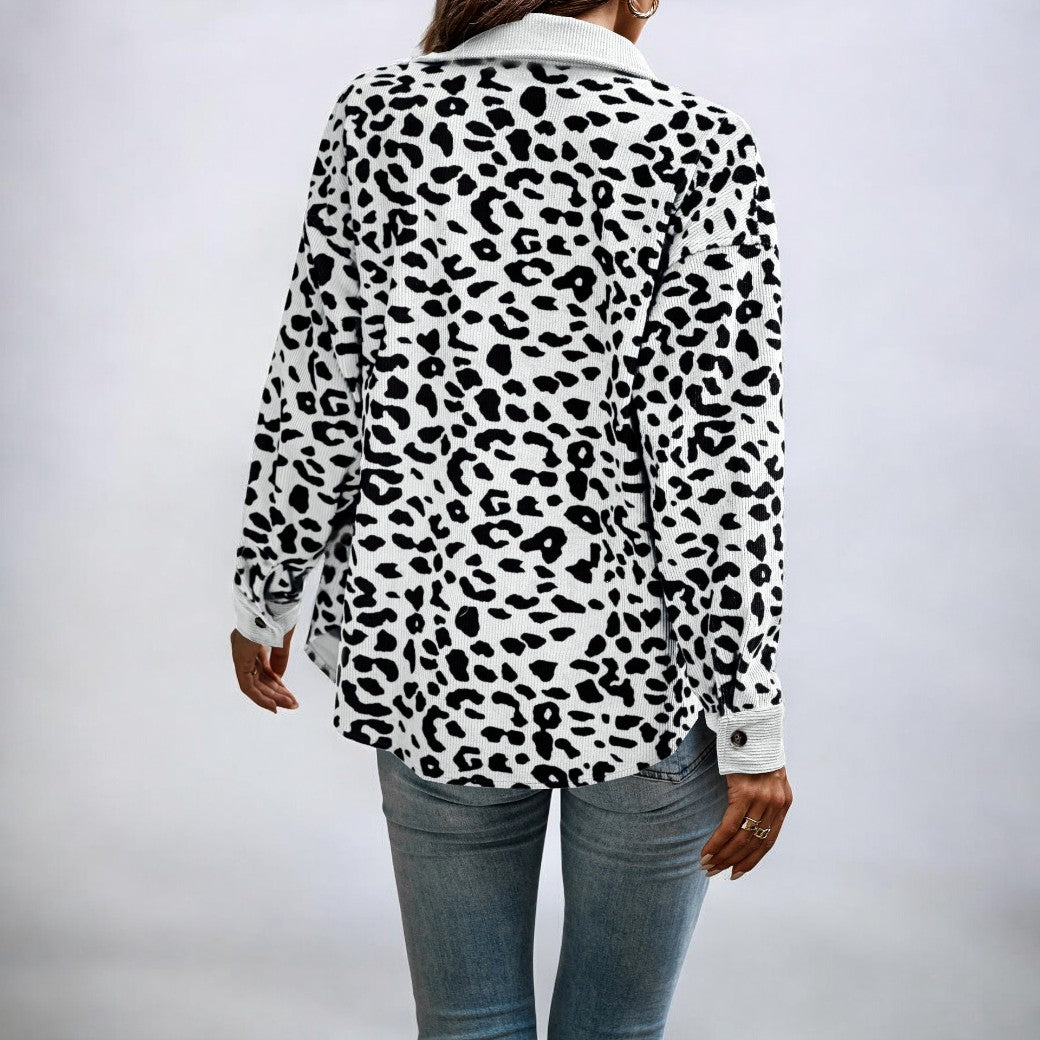 Valenzora | Stylische Jacke mit Leopardenmuster