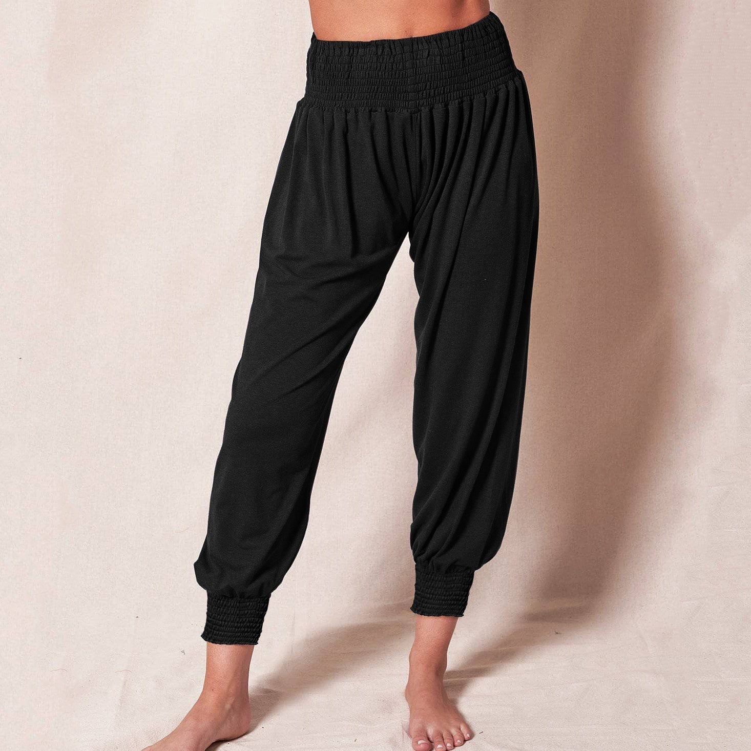 Luftige Sommerhose für Damen mit Gummibund, Größe