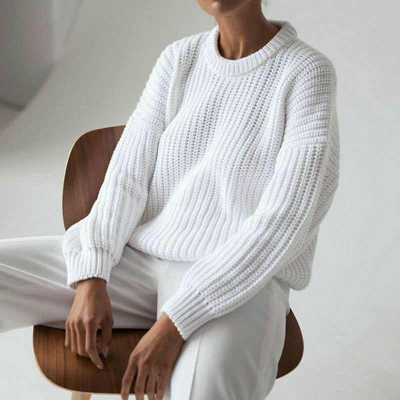 Valenzora | Casual, firm knit sweater