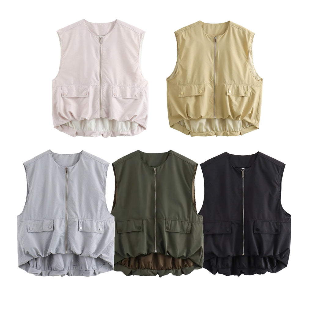 ValenzoraMODE | Relaxed Casual Cardigan Vest Tank Top