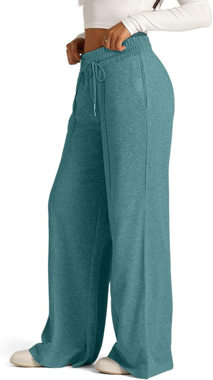 Bequeme Freizeithose für Damen mit Gummizugbund und seitlichen Eingrifftaschen, Größe