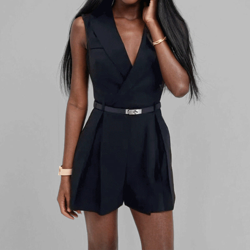 Eleganter Damen-Body mit Taillengürtel, Größe