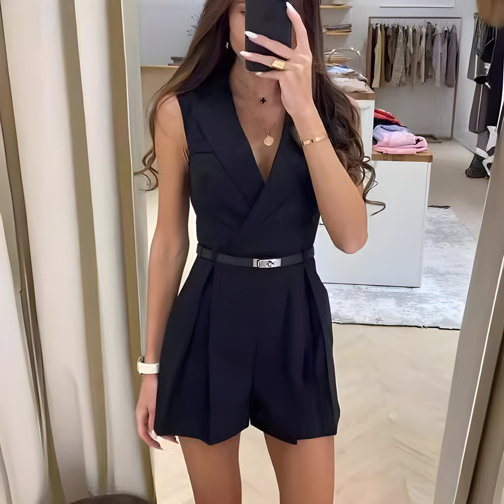 Valenzora | Eleganter ärmelloser Overall