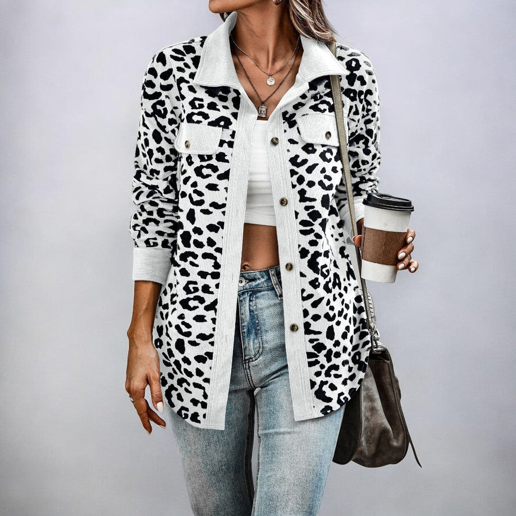 Valenzora | Stylische Jacke mit Leopardenmuster