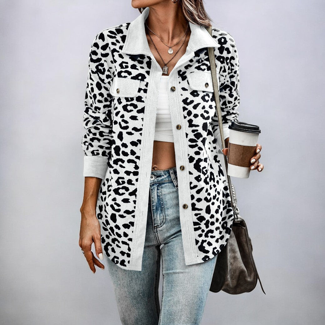 Valenzora | Stylische Jacke mit Leopardenmuster