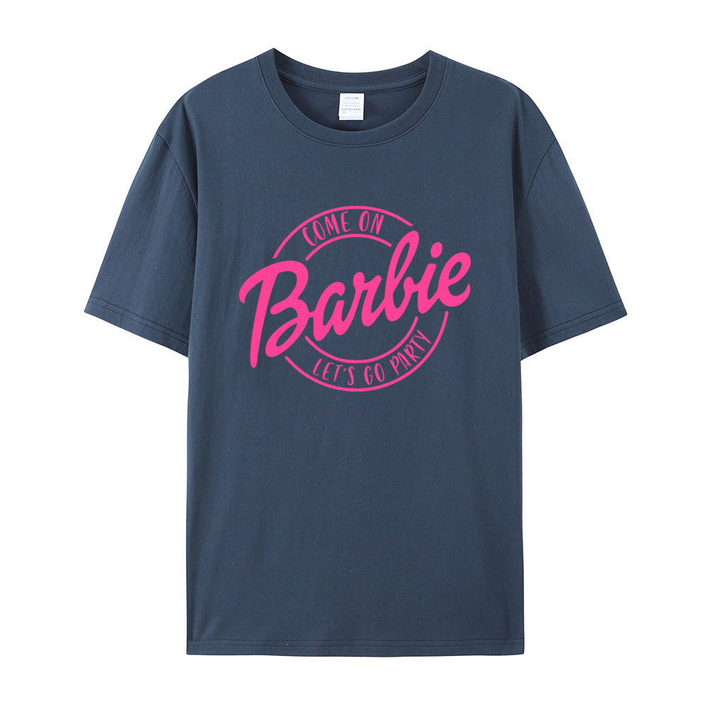 Valenzora | Retro Party Barbie Print T-shirt