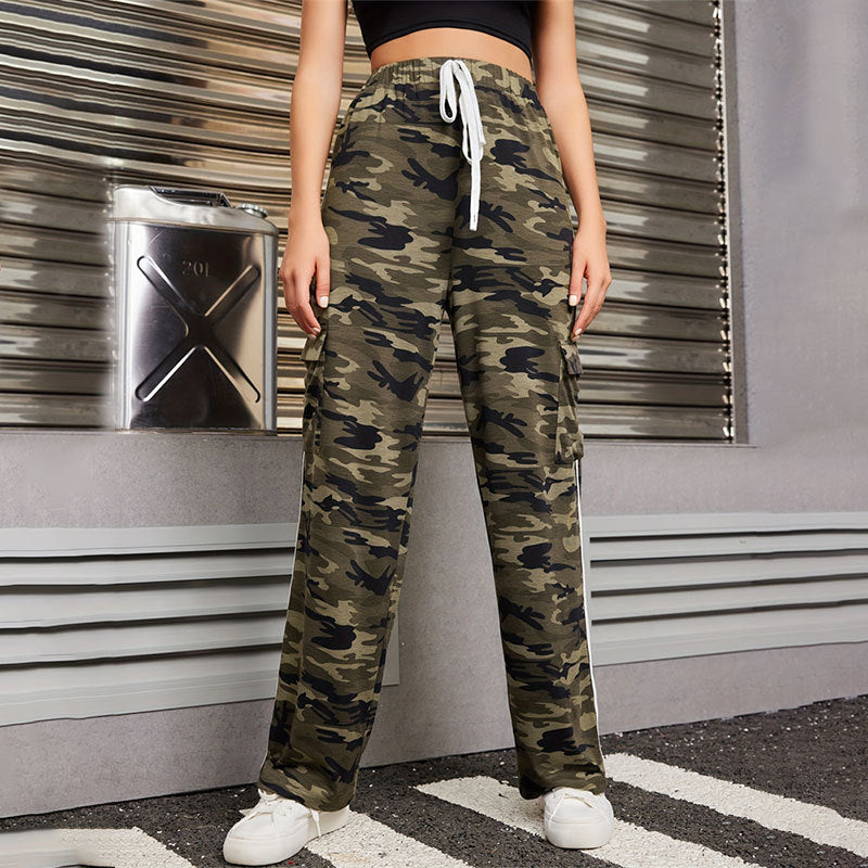 Damen Cargo-Hose mit hohem Tragekomfort und praktischen Seitentaschen, Größe S