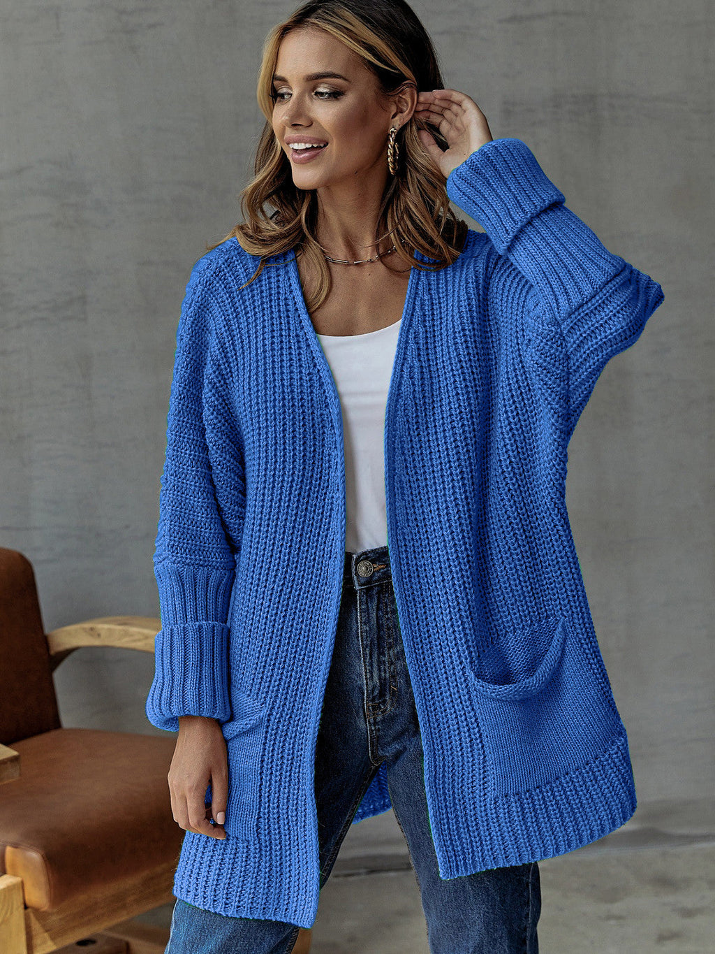Valenzora | Oversized Knit Cardigan For Comfortable Styles