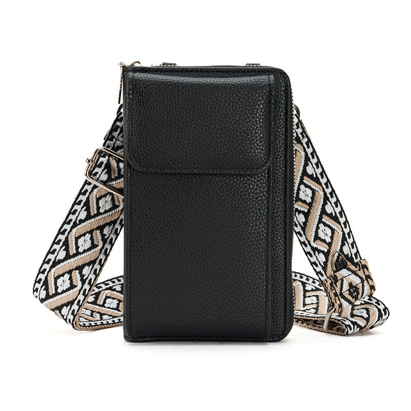 Valenzora shoulder bag with cell phone compartment
