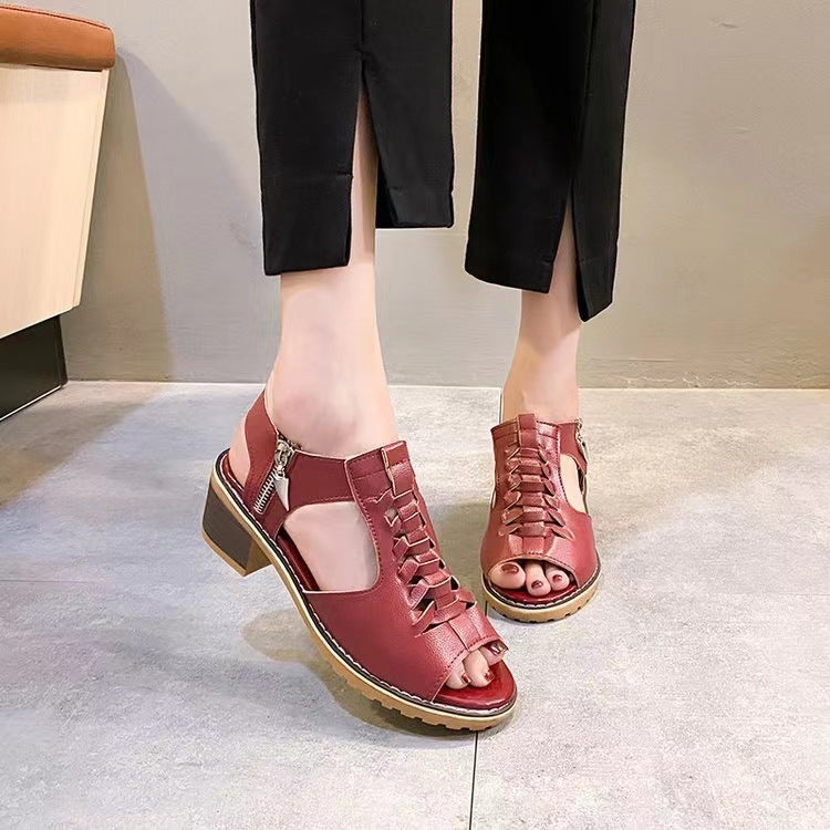 Valenzora - Orthopedic sandals with heels | Comfortable women's sandals with lace design