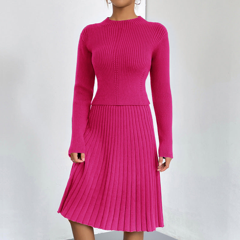 Valenzora | A-Linien-Rock Strickpullover-Set