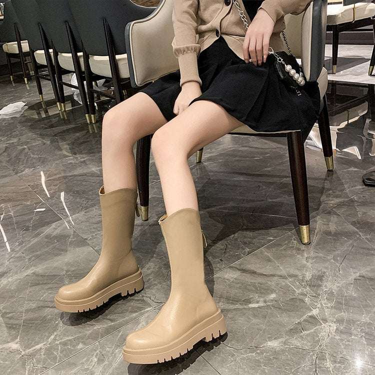 Women's rubber boots with non-slip sole and high shaft, size Valenzora