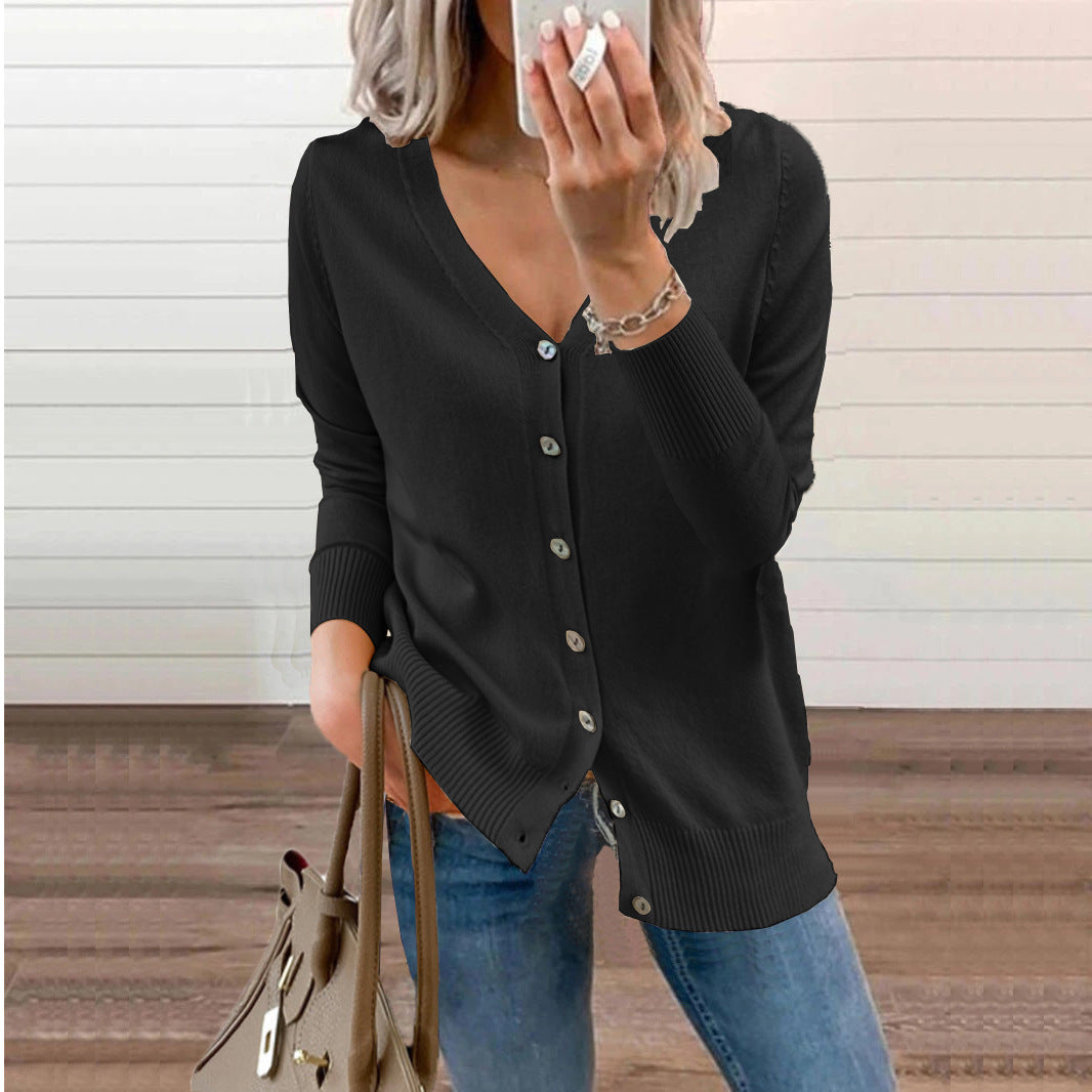 Valenzora | Button-up Knit Cardigan Sweater