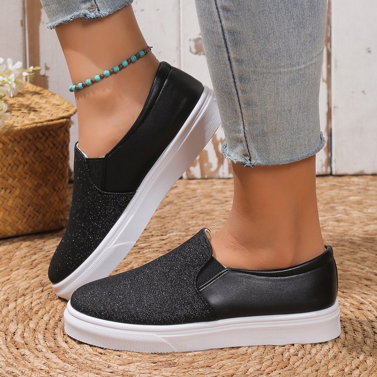 Damen Pailletten Slip-On Sneaker GRÖSSE