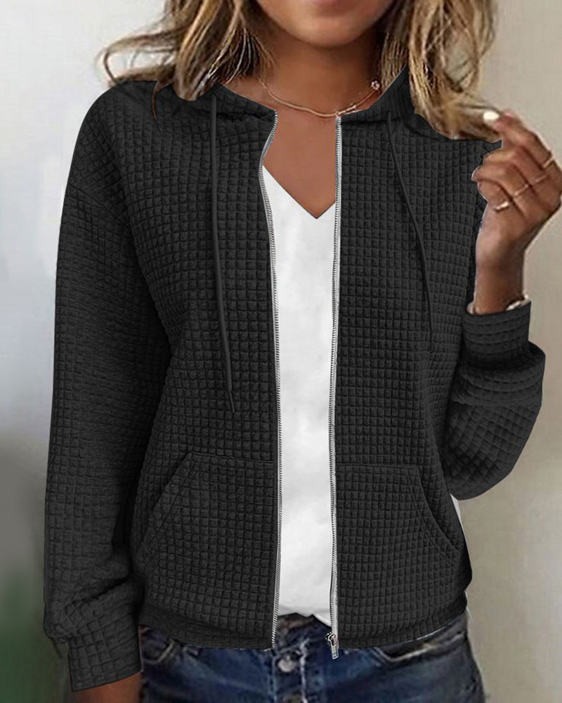 Valenzora | Structured jacket with zipper