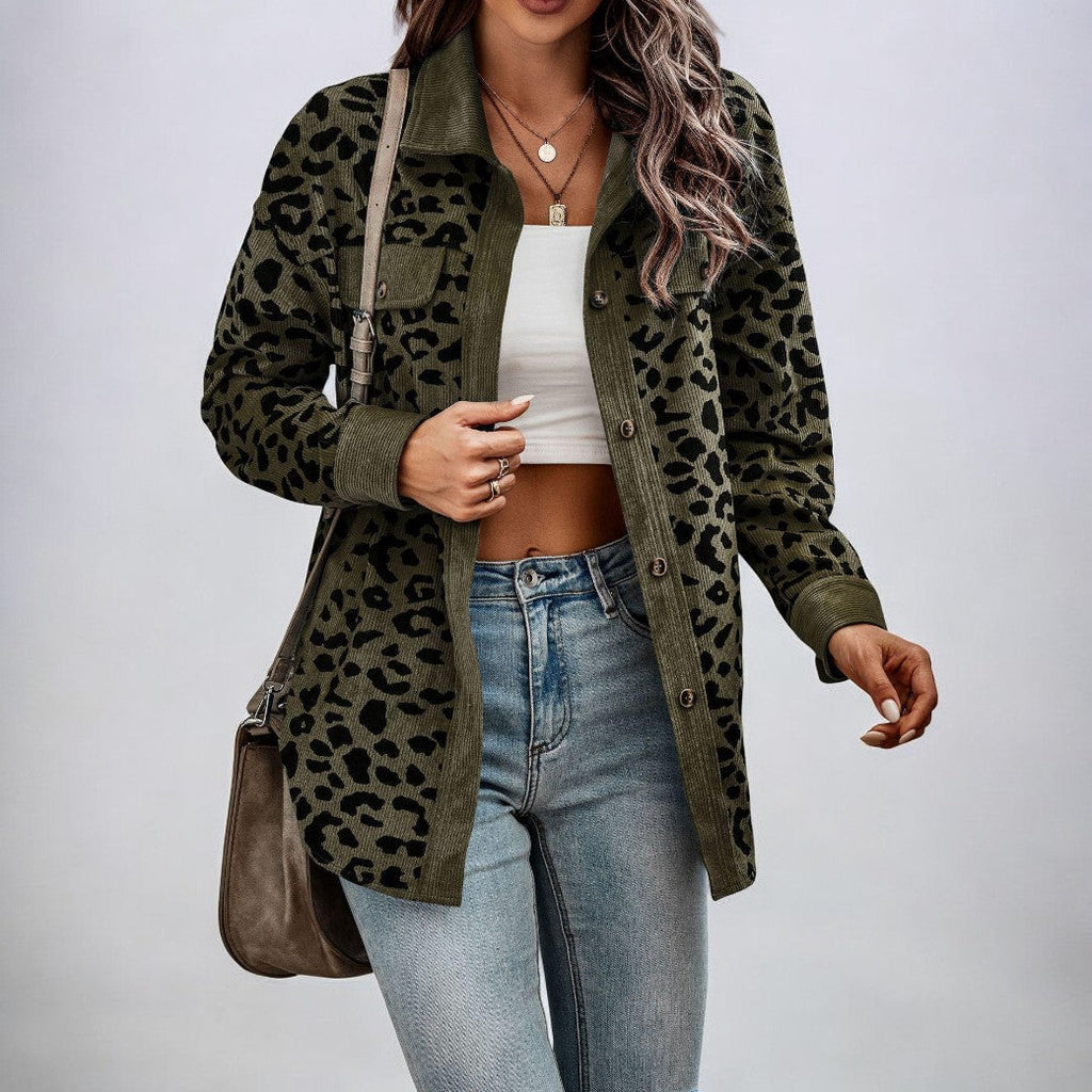 Valenzora | Stylische Jacke mit Leopardenmuster