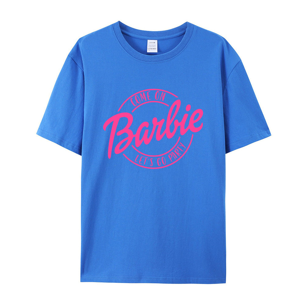 Valenzora | Retro Party Barbie Print T-shirt