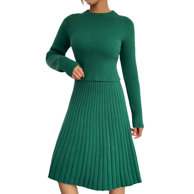 Valenzora | A-Linien-Rock Strickpullover-Set