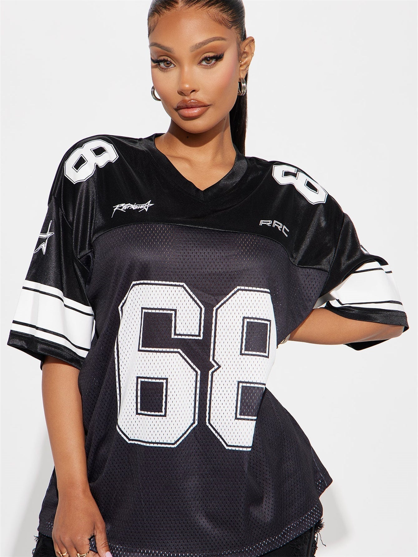 Valenzora | Casual sporty short-sleeved jersey T-shirt