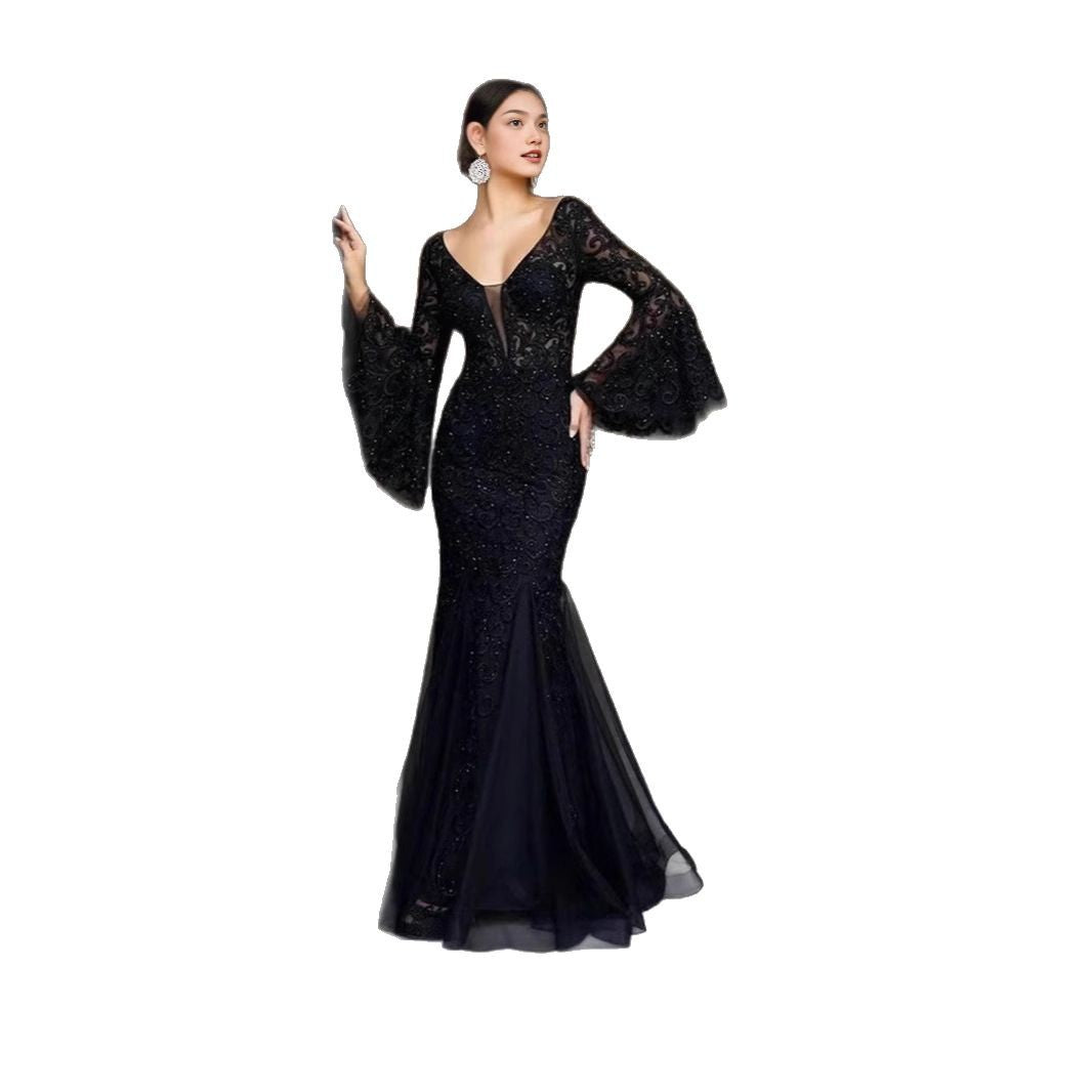 Valenzora | Vintage Party Langes Meerjungfrauen-Rockkleid