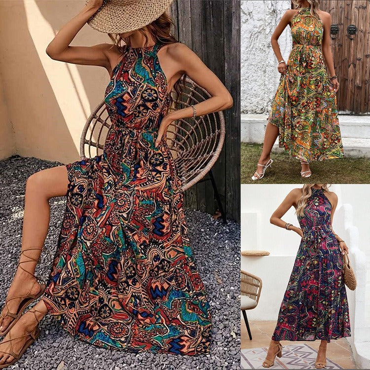 Valenzora | Vintage-Bohemian-Neckholderkleid