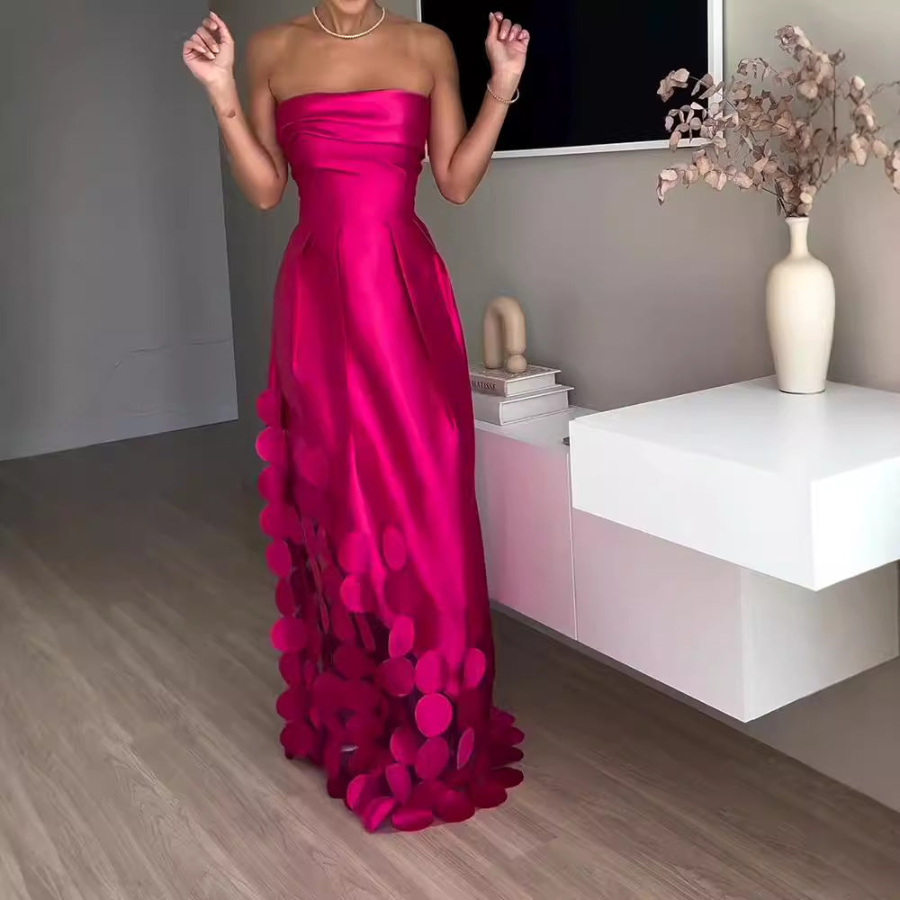 Damenabendkleid mit aufregendem Lagen-Look und raffinierten Details, Größe Valenzora