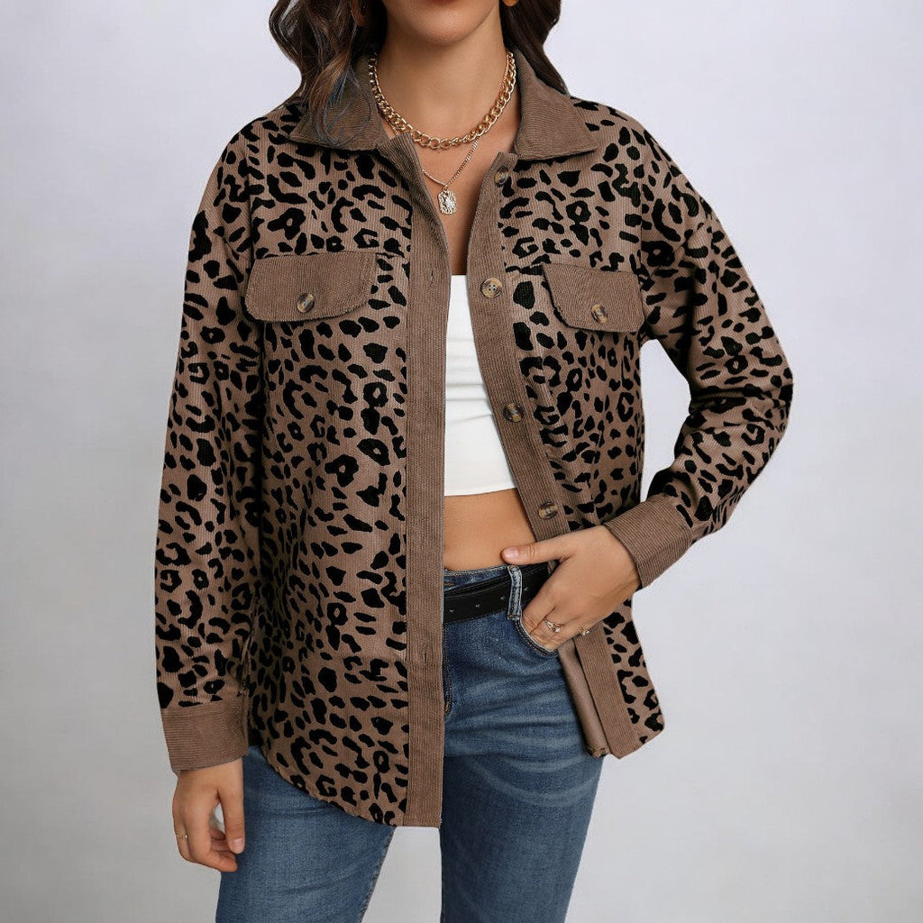 Valenzora | Stylische Jacke mit Leopardenmuster