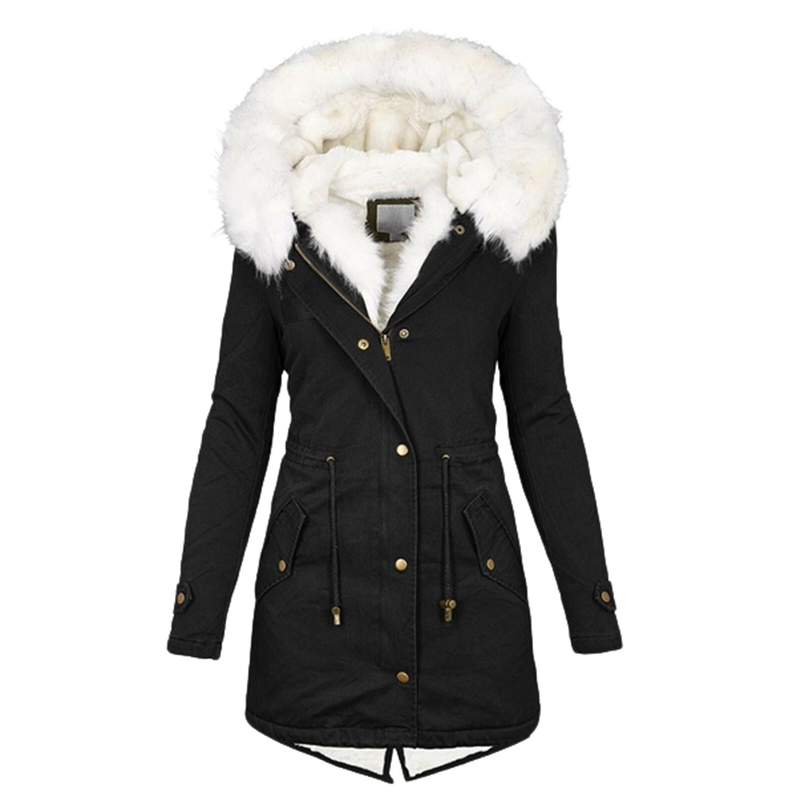 Valenzora | Padded jacket with warm plush lining for women