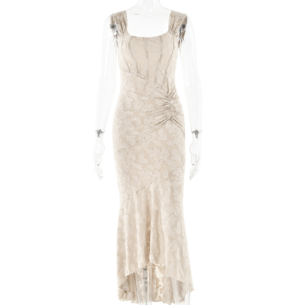 Damen-Scheidenkleid mit einzigartiger Drapierung von Valenzora