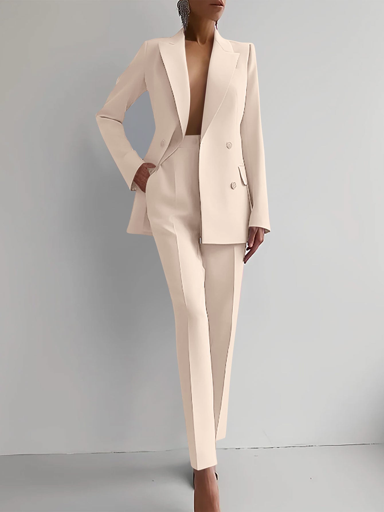 Valenzora | Elegantes Blazer- und Hosen-Set