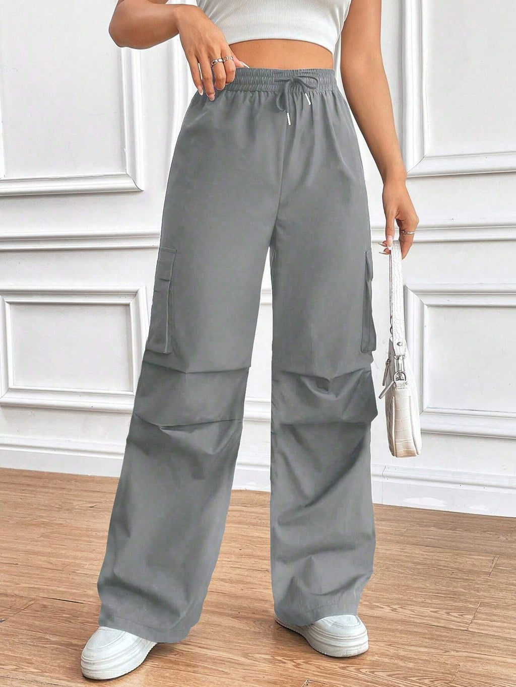 Damen-Cargohose mit modernem Schnitt und praktischen Taschen, Größe S