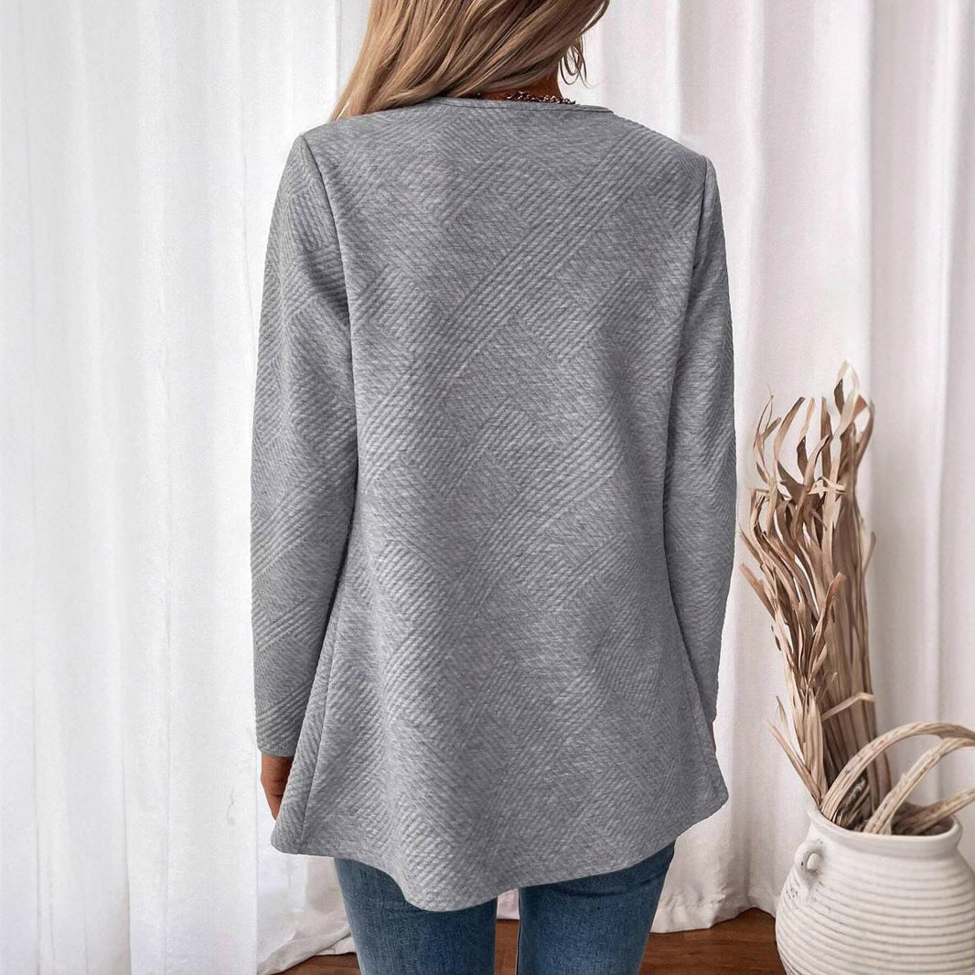 Women's slim-fit cardigan – Minimalist & elegant commuter style