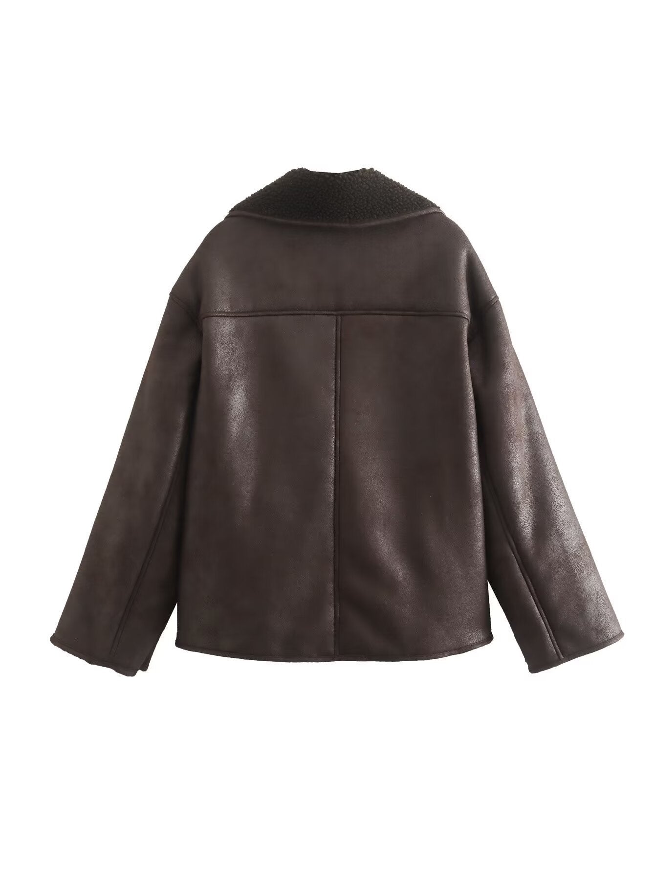 Valenzora | Classic Short Leather Jacket Women's