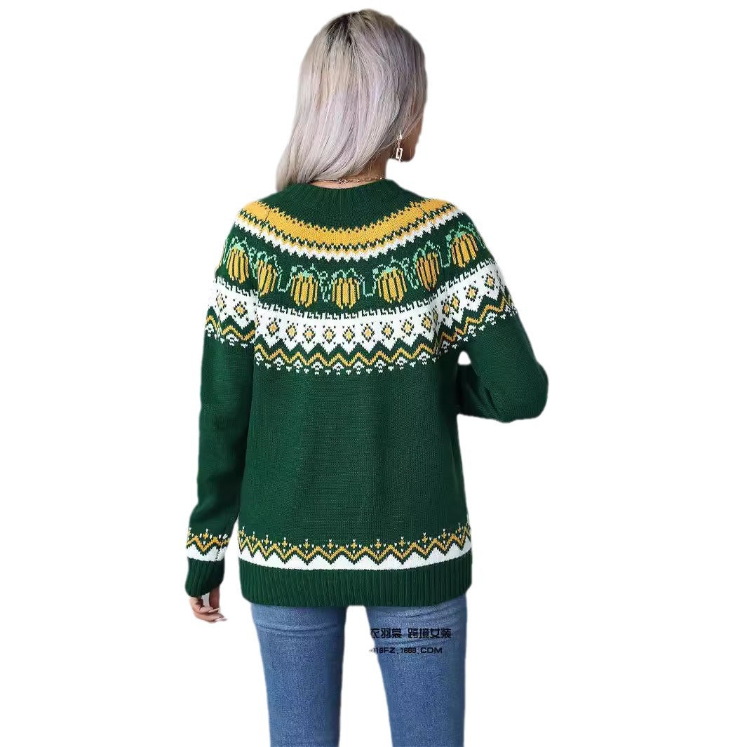 Warm ethnic sweaters for women