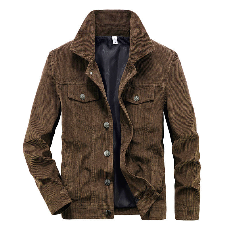 Valenzora | Casual long-sleeved corduroy jacket with buttons