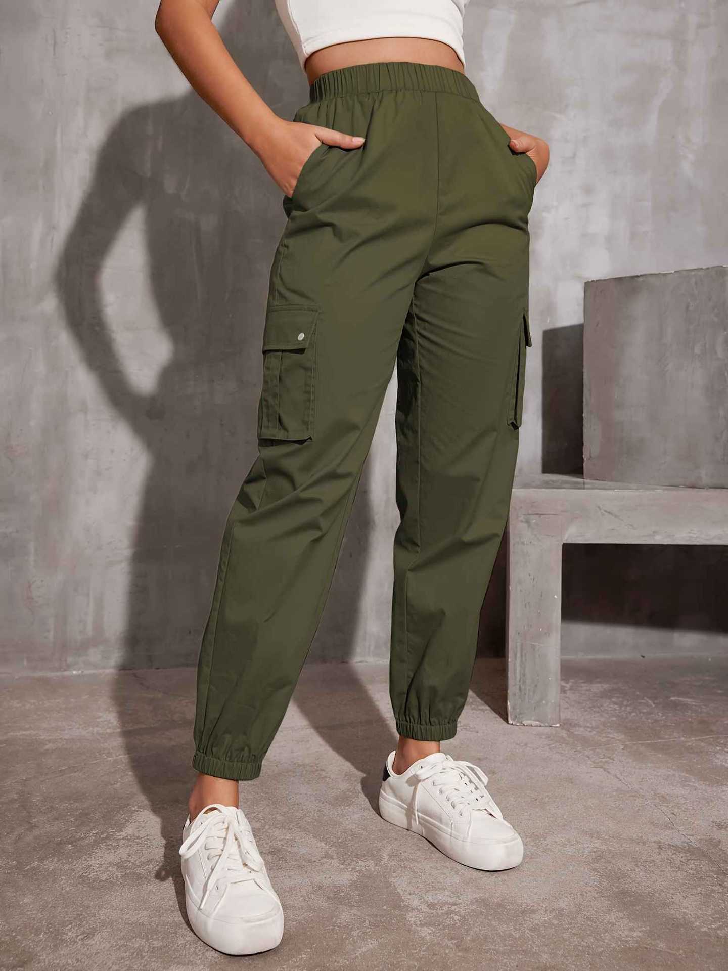 Damen-Cargohose mit ergonomischem Schnitt und praktischen Taschen, Größe S