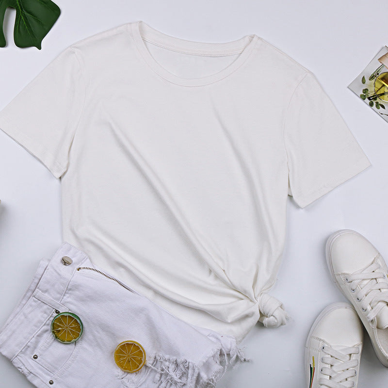 Damen-Basic-T-Shirt mit entspannter Passform und hochwertiger Baumwolle, Größe [Größe fehlt]