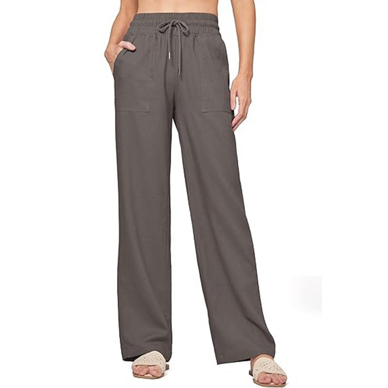 Women's Comfortable Wide Summer Trousers Size
