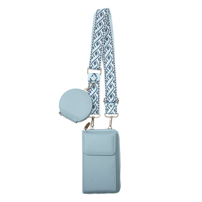 Valenzora shoulder bag with cell phone compartment