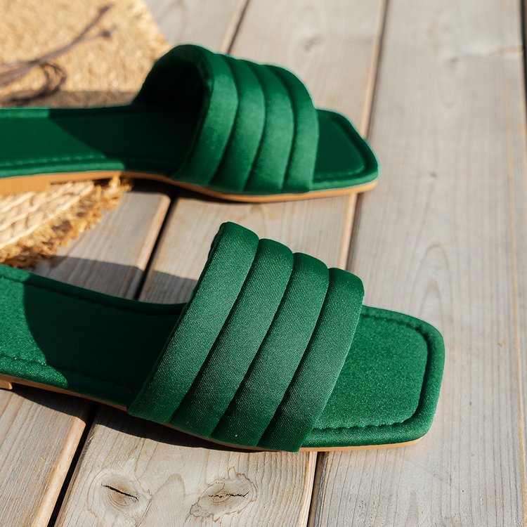 Bequeme und stilvolle Damen-Pantoletten mit gepolstertem Riemen, Größe S