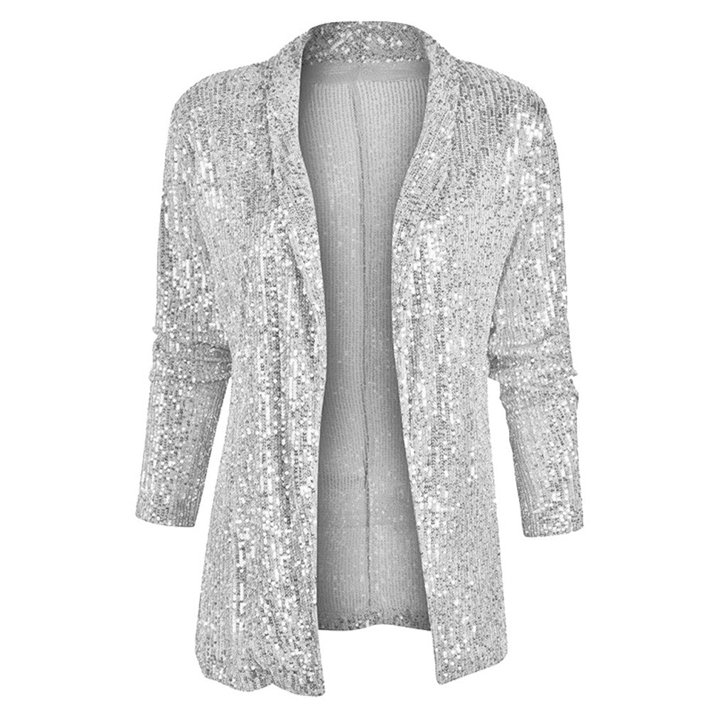 Women's Glamorous Sequin Blazer SIZE