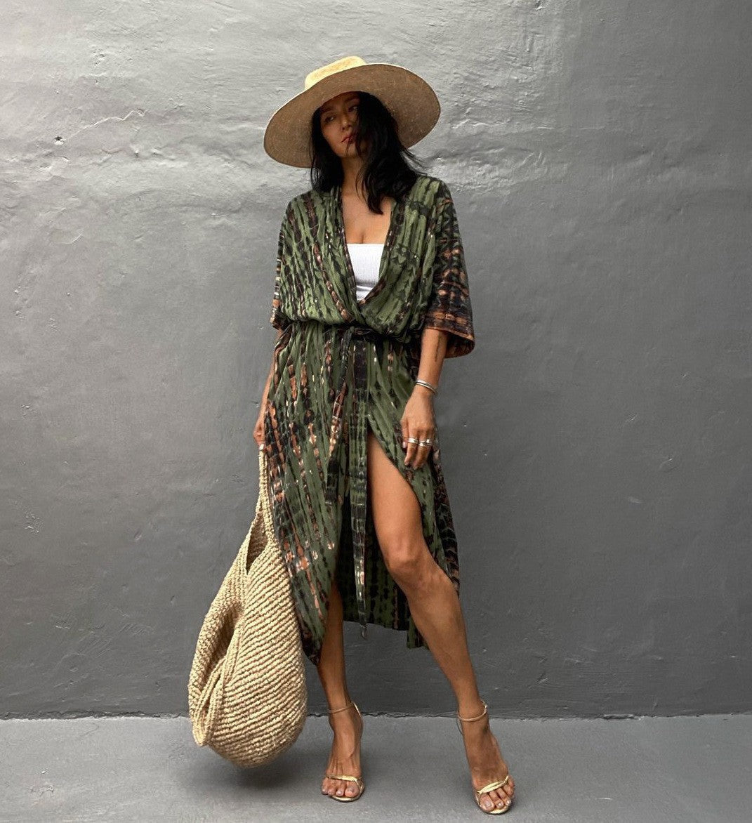 Damen Strandkimono Größe