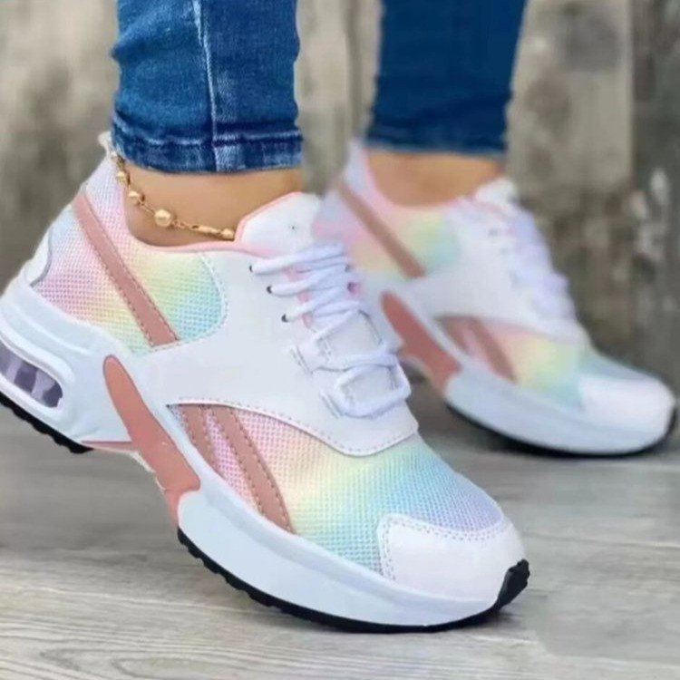 Sportliche Damen-Sneaker mit atmungsaktivem Mesh-Obermaterial und gedämpfter Sohle, Größe Valenzora