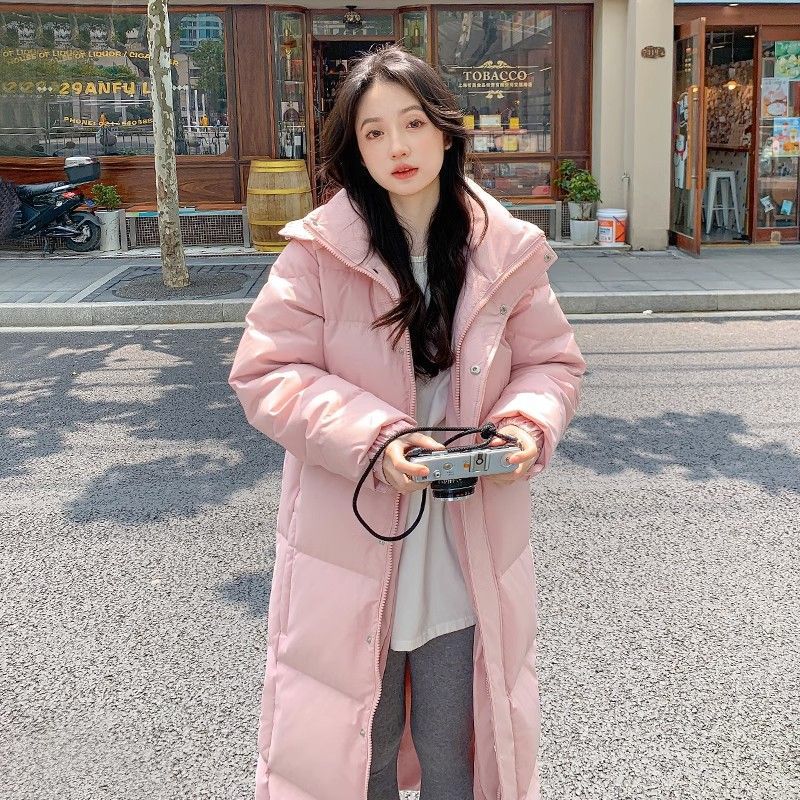 Valenzora | Pleated coat with hood - Stylish winter clothing