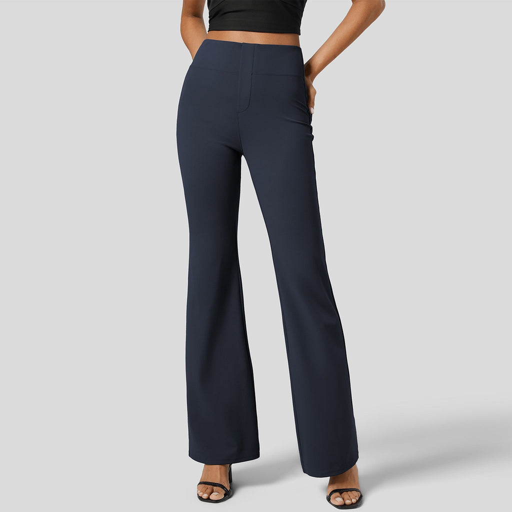 Valenzora | High-Waist, po-formende Sport-Pull-On-Hose mit weitem Bein