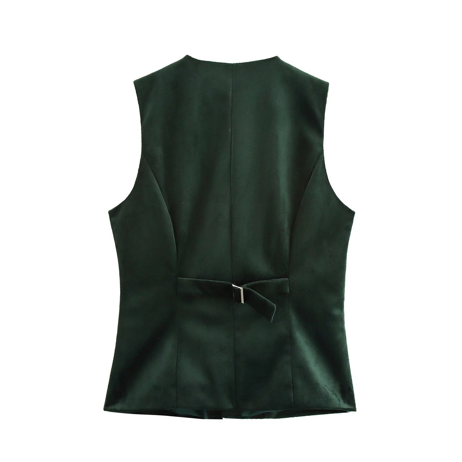 Valenzora | Velvet sleeveless vest top